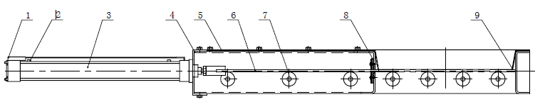 TZMQ氣動閘門-主要結構 TZMQ氣動閘門-主要結構